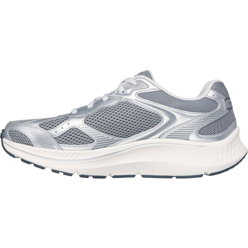 Skechers GO RUN Consistent 2.0 Volt Leather Women's Grey/Silver Sneakers