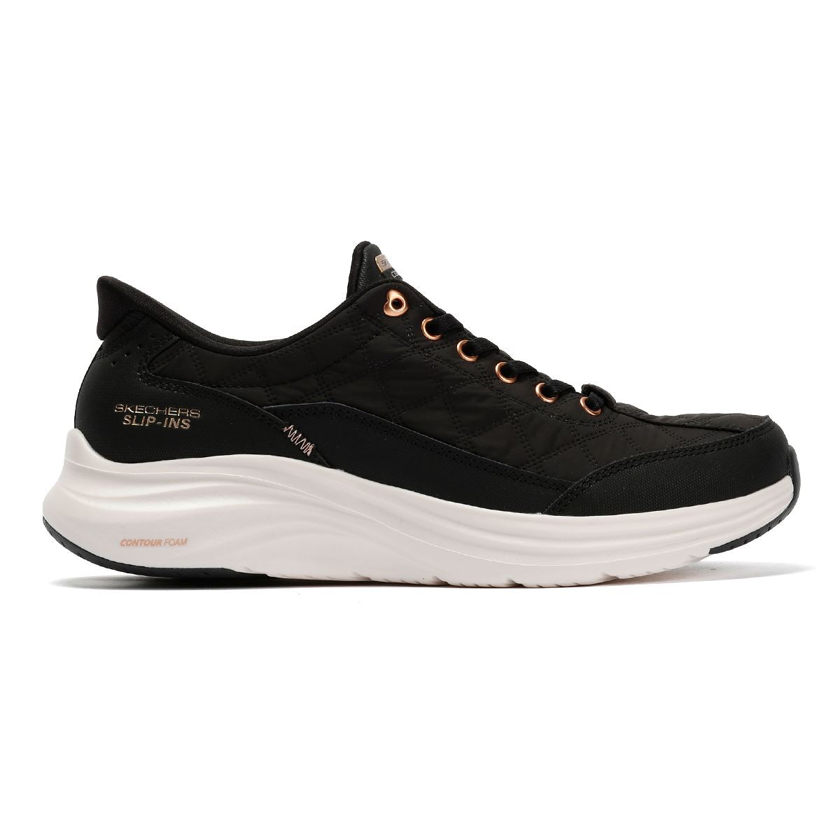 Skechers Slip-Ins Contour Foam Cozy Fit Women's Black Sneakers
