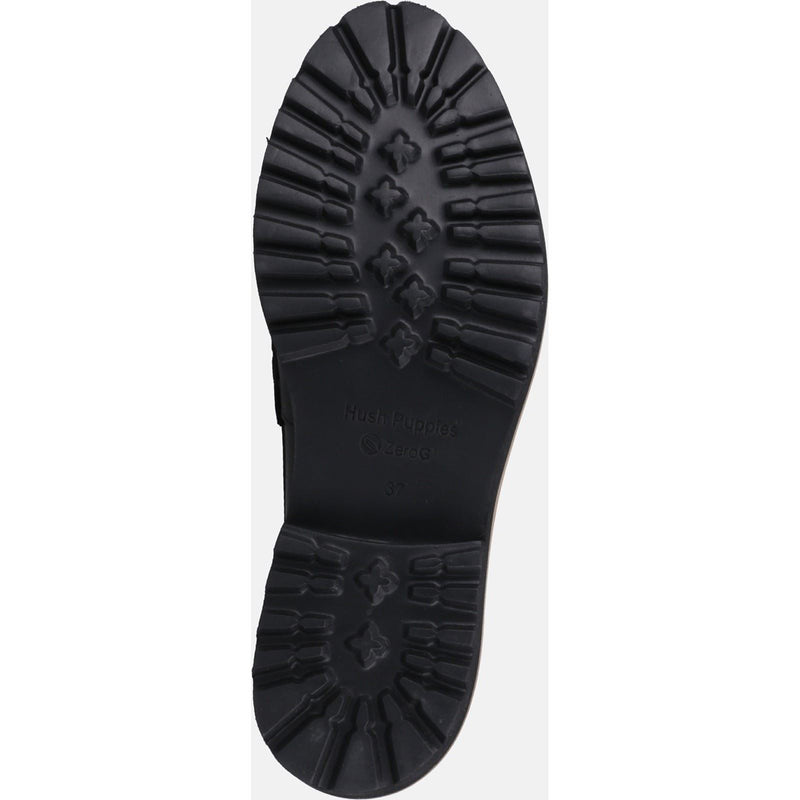 Hush Puppies Ginny Suede Women's Black Loafers