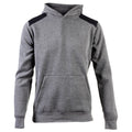 Caterpillar Essentials Synthetic Men's Grey Hooded Sweatshirt