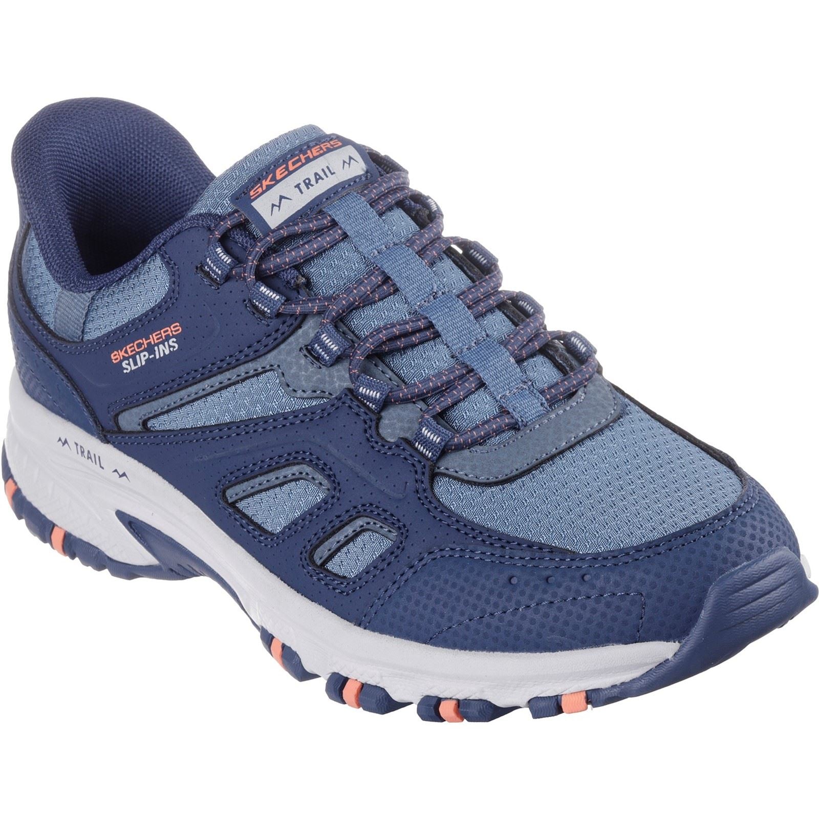 Skechers Slip-ins Hillcrest Kamalino Synthetic Women's Navy/Coral Hiking Boots