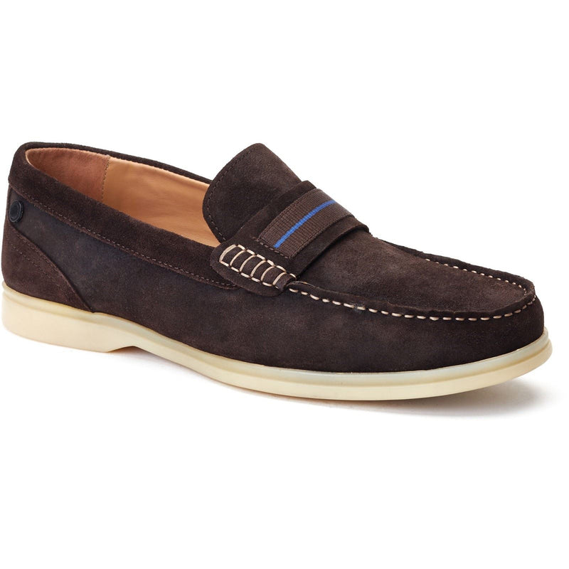 Base London Drum Leather Men's Burnt Brown Loafers
