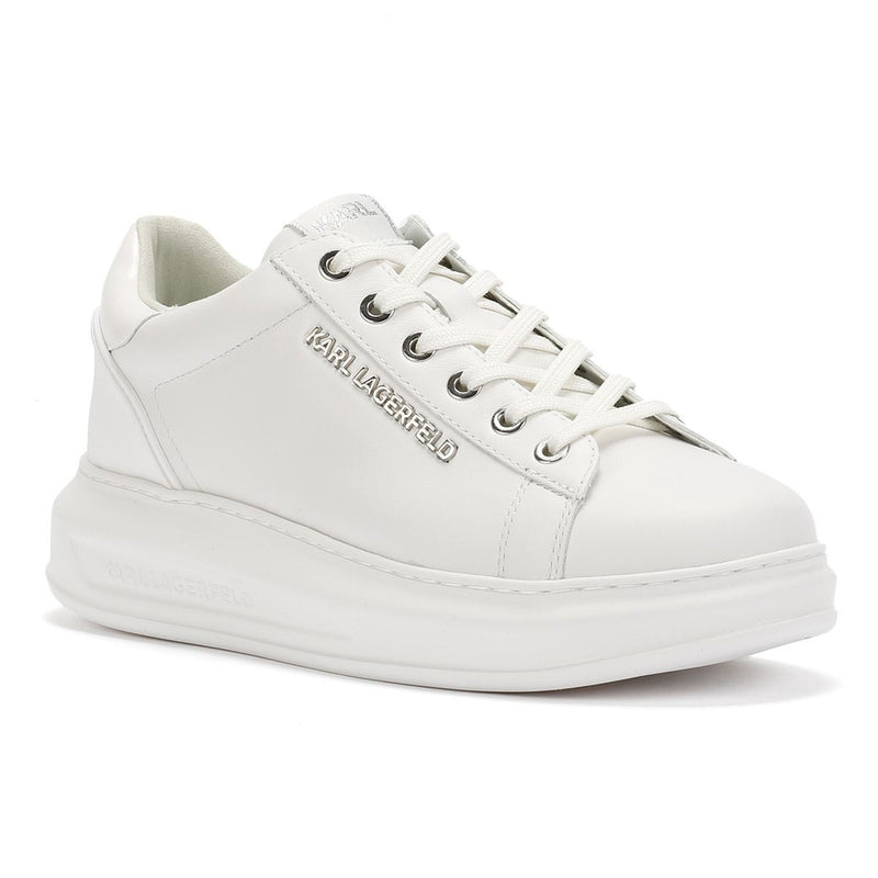 Karl Lagerfeld Kapri NFT Kounter Leather Women's White Sneakers