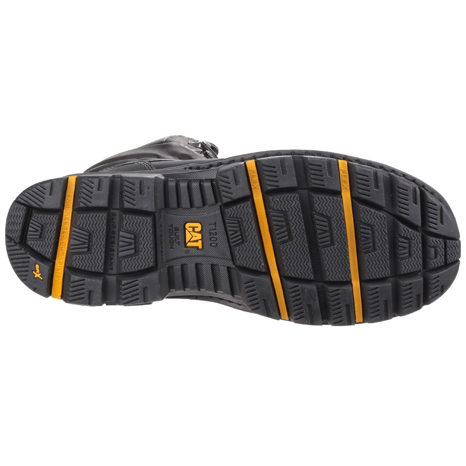 Caterpillar Premier Leather Black Safety Boots