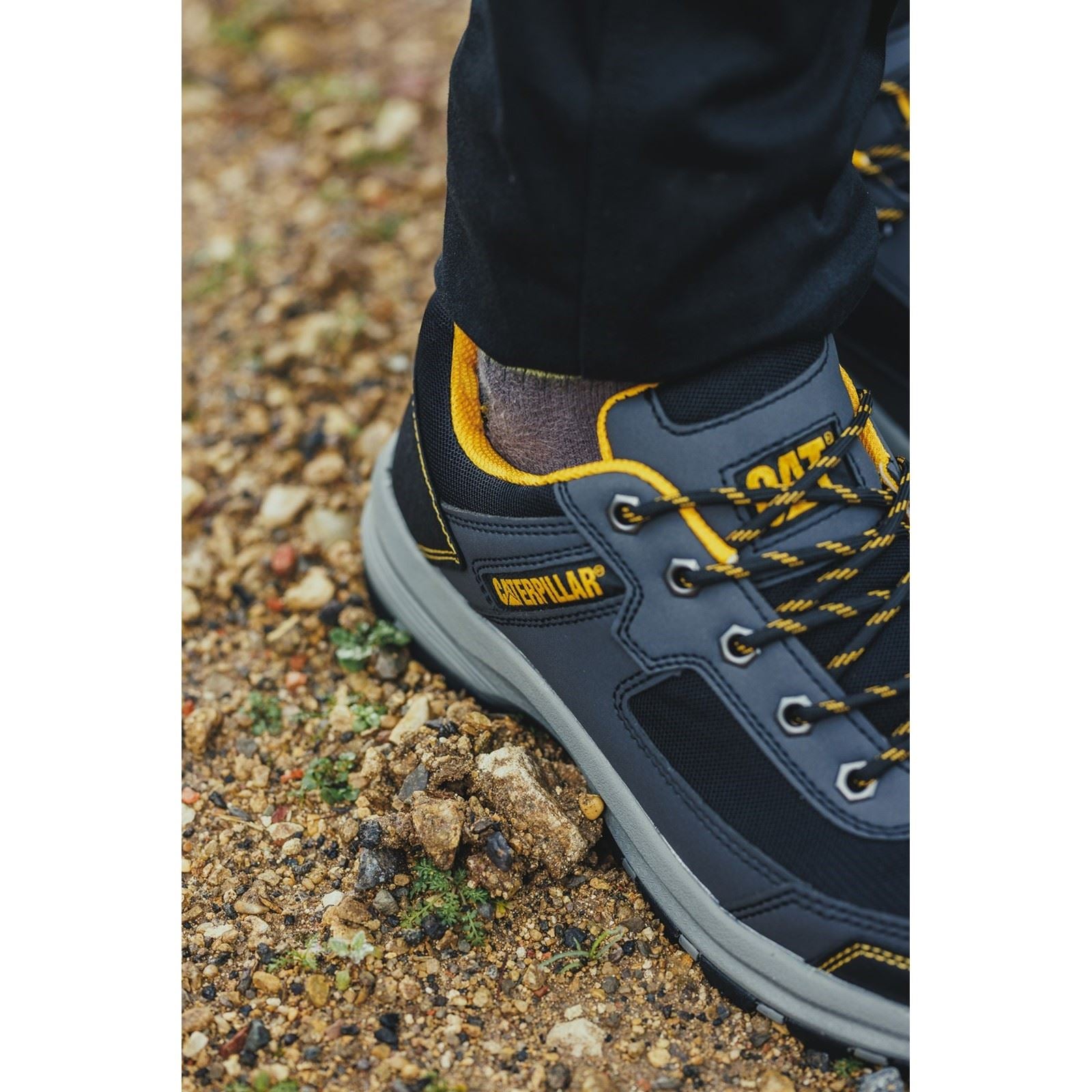 Caterpillar Elmore Low Synthetic Grey Safety Sneakers