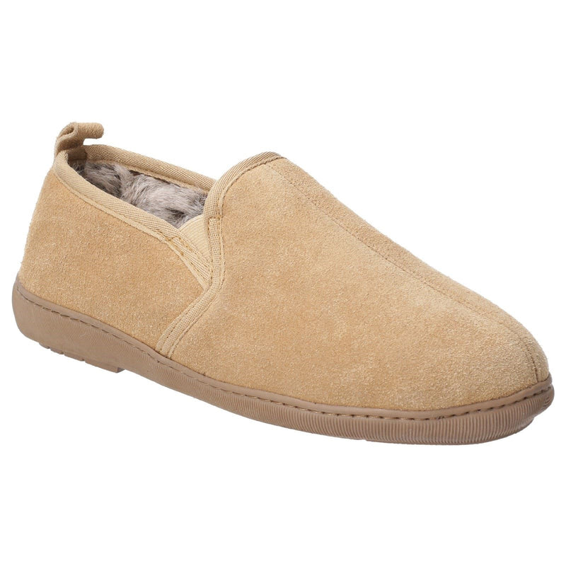 Hush Puppies Arnold Suede Men's Tan Slippers