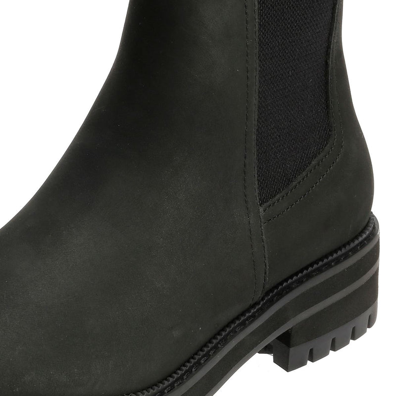 TOMS Bennet Leather Women's Black Boots
