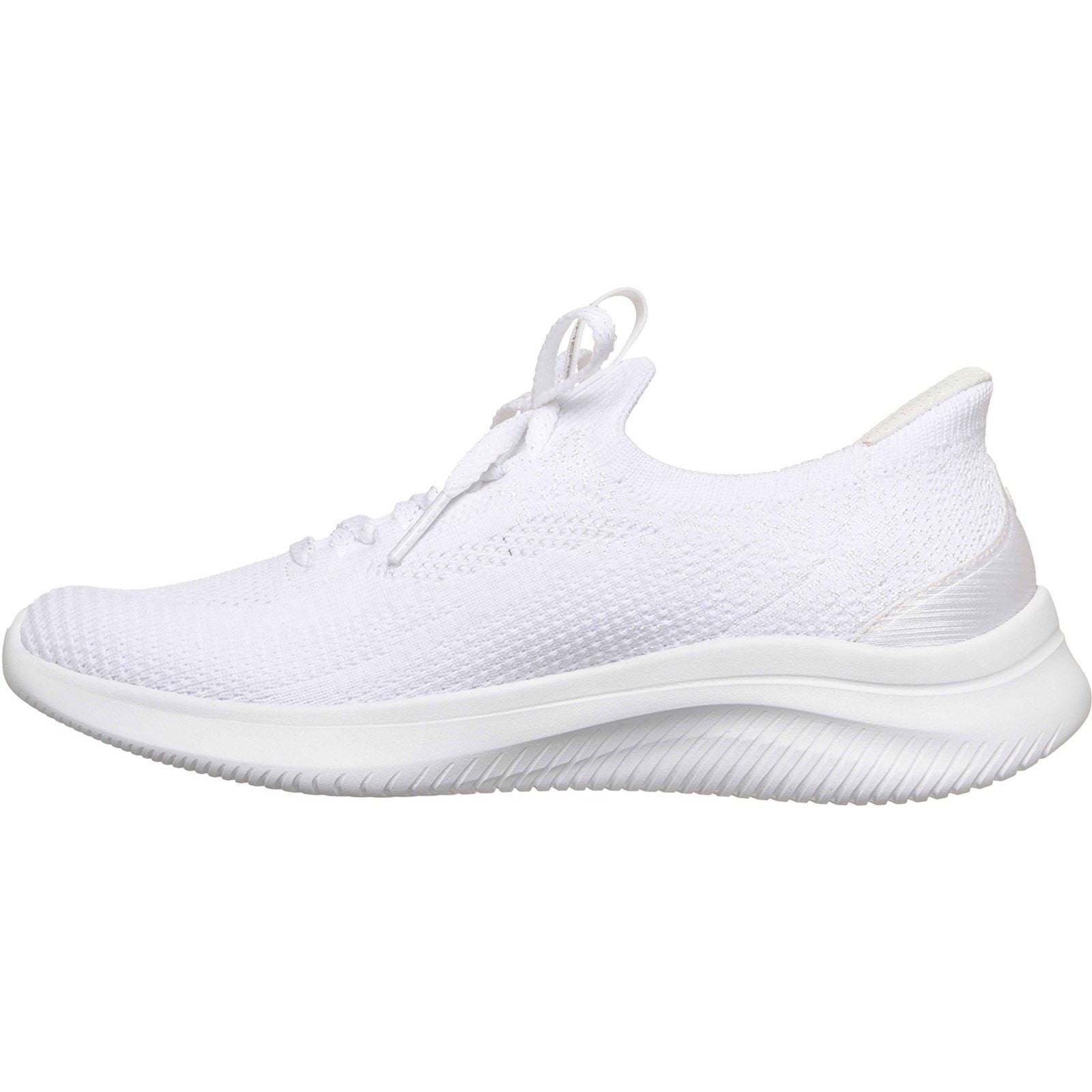 Skechers Ultra Flex 4.0 Textile Women's White Standard Trainers