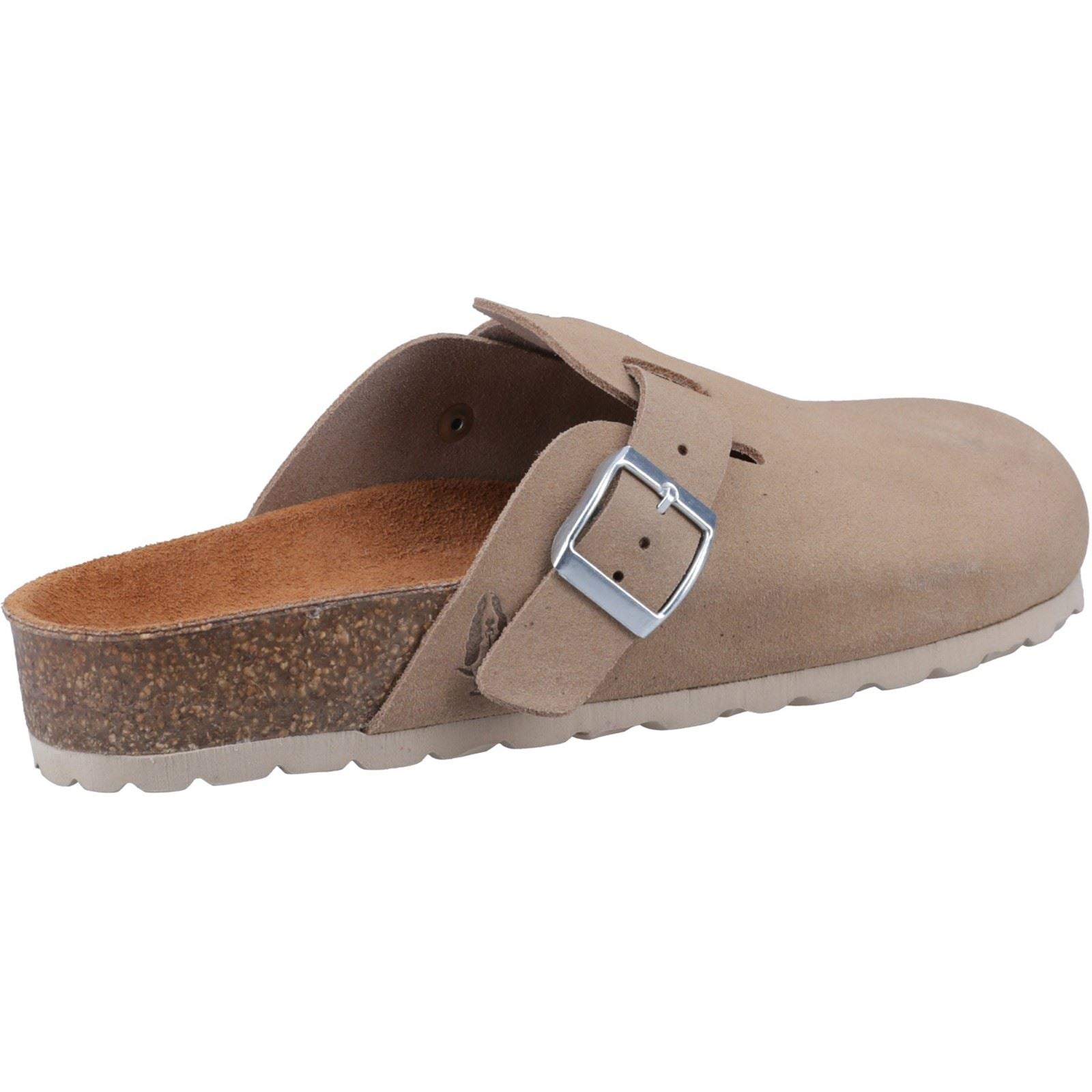 Hush Puppies Bailey Suede Women's Taupe Clogs