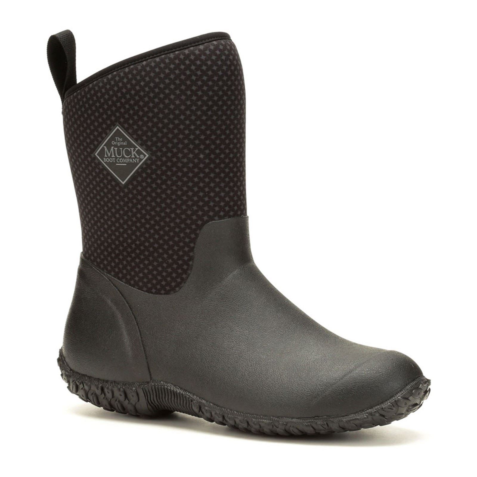 Muck Boots RHS Muckster II Short Synthetic Charcoal Print Wellies Shoes