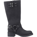 Rocket Dog Nash Faux Leather Women's Black Heeled Knee High Boots