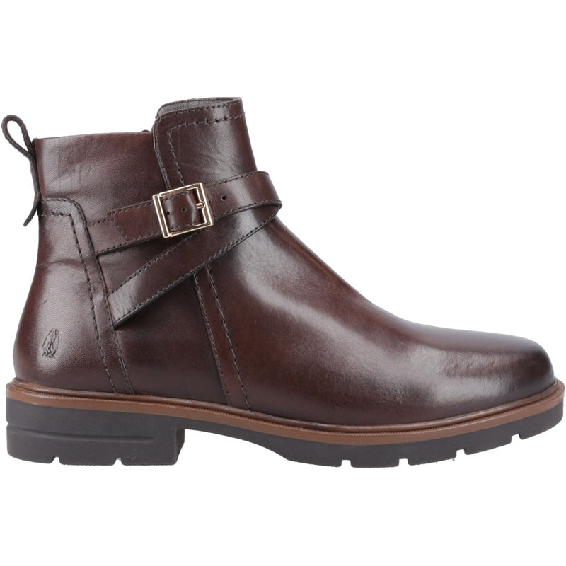 Hush Puppies Tove Leather Women's Brown Boots