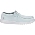 HEYDUDE Wally Sport Mesh Polyester/Spandex/Nylon Men's Skyline Boat Shoes