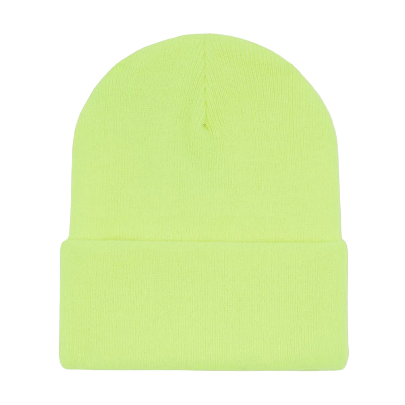 Dickies Acrylic Cuffed Unisex Adults Yellow Beanie Hat