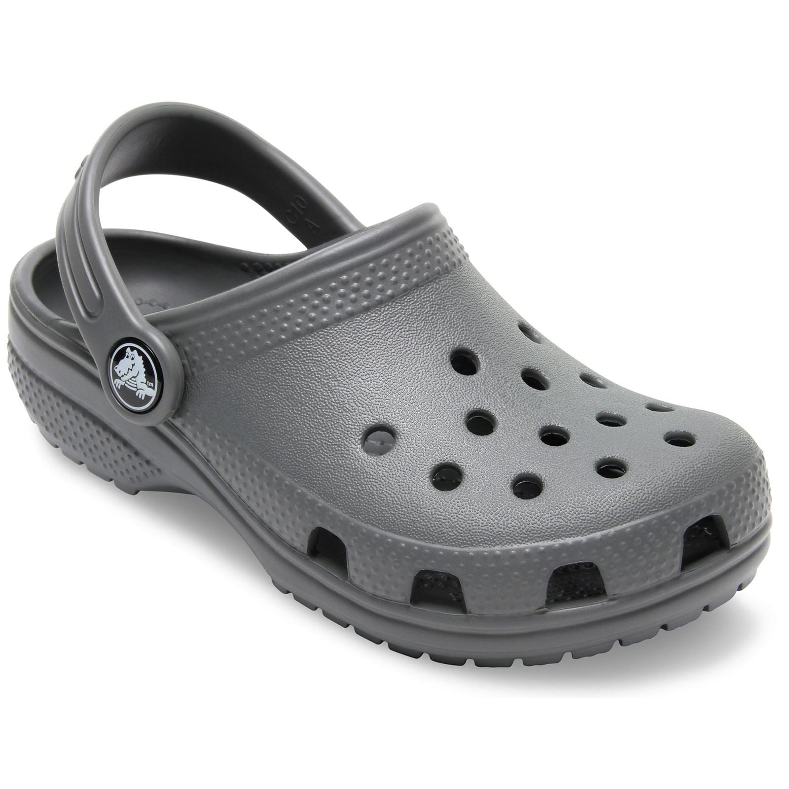 Crocs Toddler Classic Croslite Rubber Slate Grey Loafers
