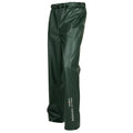 Helly Hansen Workwear Voss Polyester Unisex Adults Green Rain Trousers