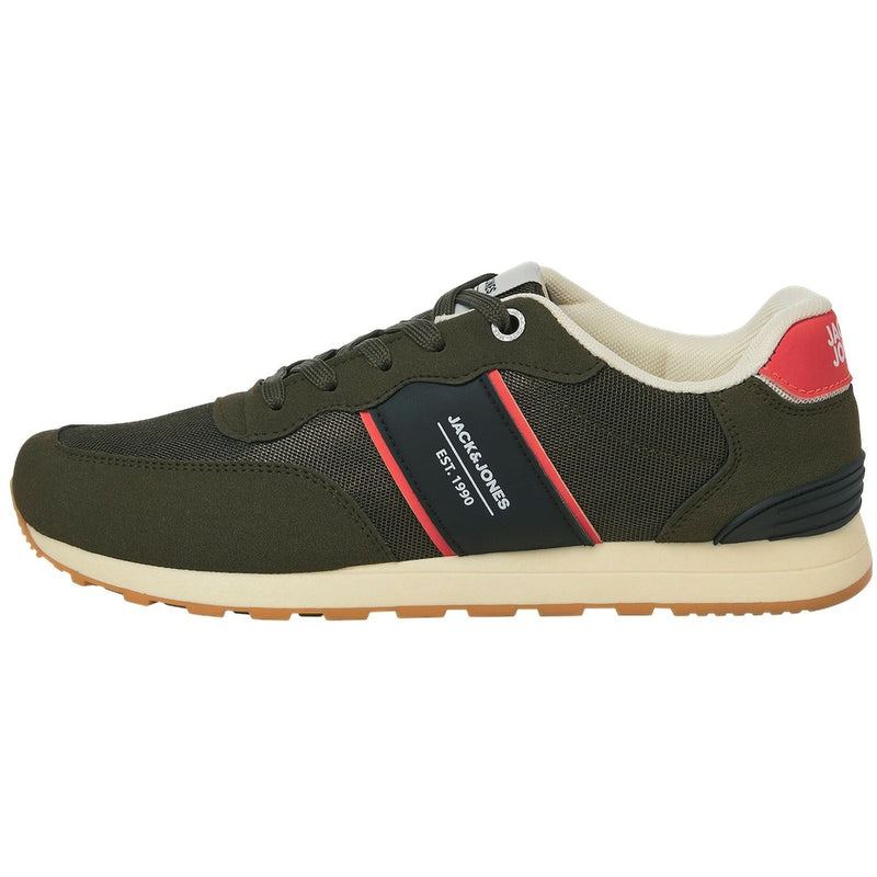 Jack & Jones Spirit Runner Synthetic Men's Olive Night Sneakers