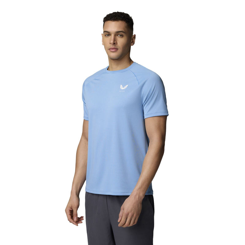 Castore Adapt Training T-Shirt Polyester Men's Blue Activewear T-Shirts