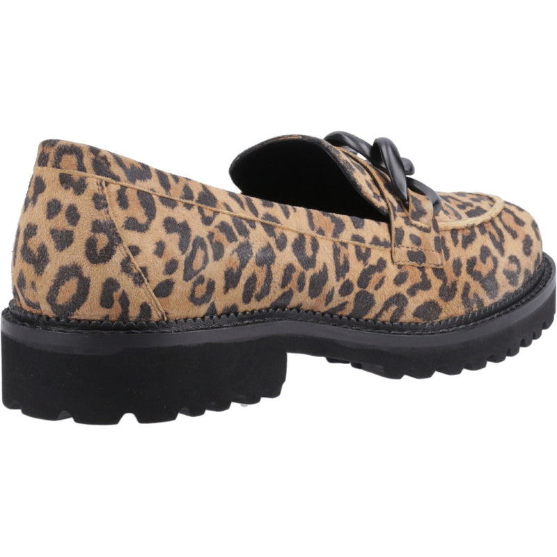 Hush Puppies Gianna Leather Women's Leopard Loafers