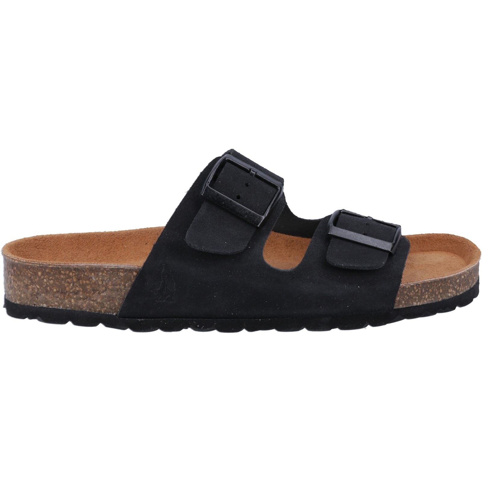 Hush Puppies Brixley Mule Suede Women's Black Standard Sandals
