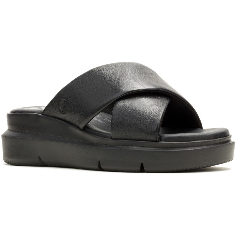 Hush Puppies Uplift Leather Women's Black Sandals