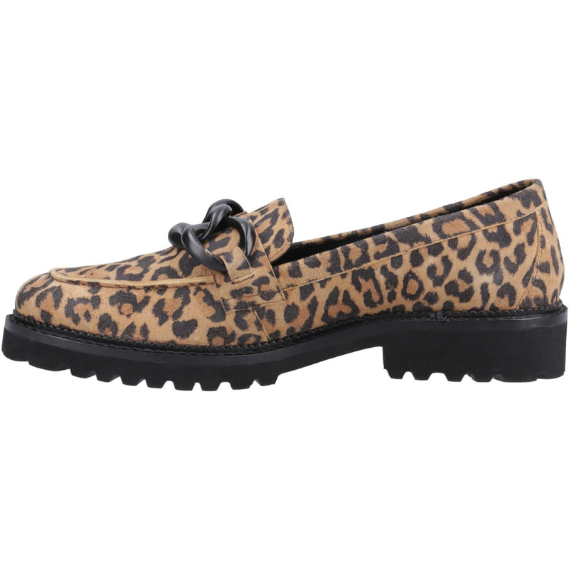 Hush Puppies Gianna Leather Women's Leopard Loafers