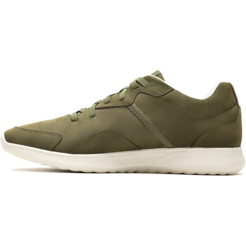 Hush Puppies The Good Leather Men's Olive Sneakers