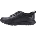 Hush Puppies Steven Senior Leather Boys's Black Lace-Up Shoes