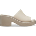 Crocs Brooklyn Slide Heel Women's Taupe Heels