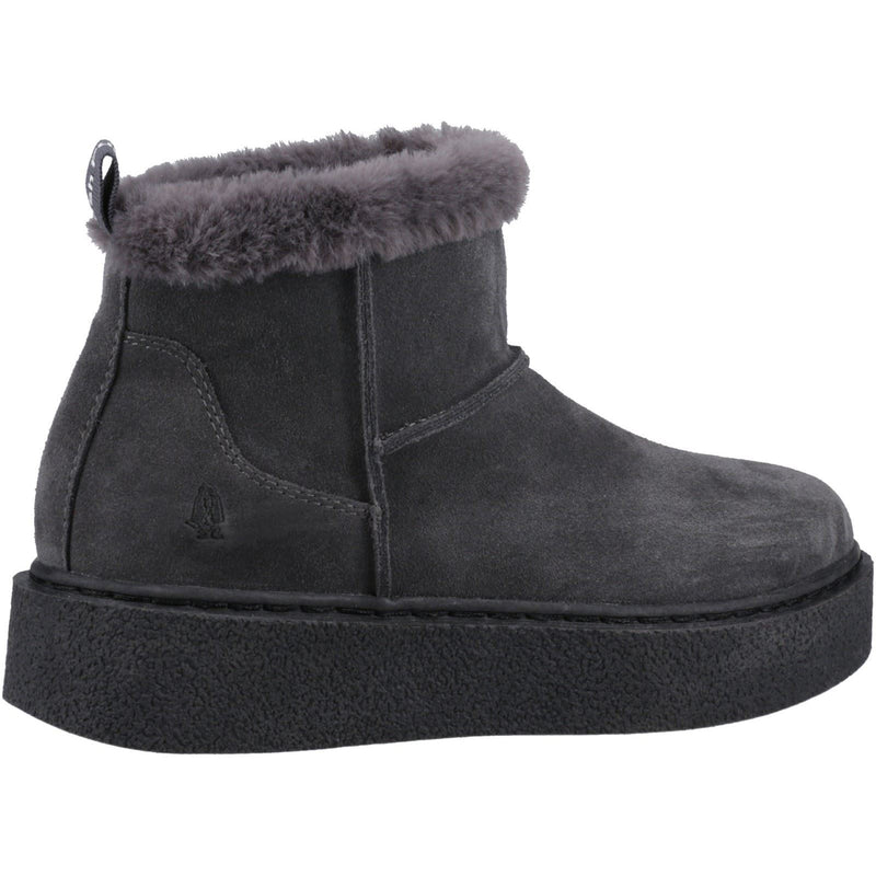 Hush Puppies Becca Suede Women's Charcoal Winter Ankle Boots