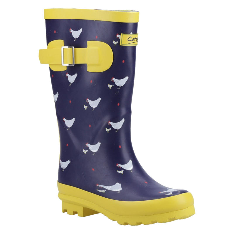 Cotswold Farmyard Junior Rubber Chick Wellington Boots