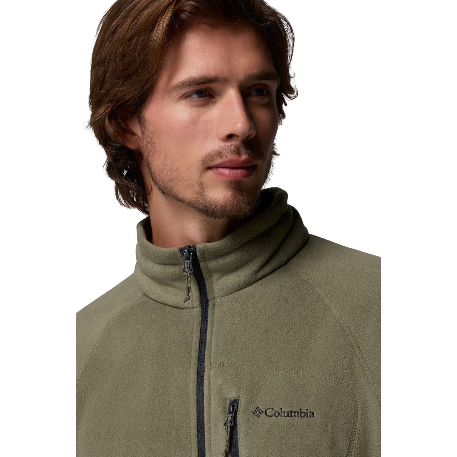 Columbia Fast Trek II Full Zip Men's Green Fleece Jacket