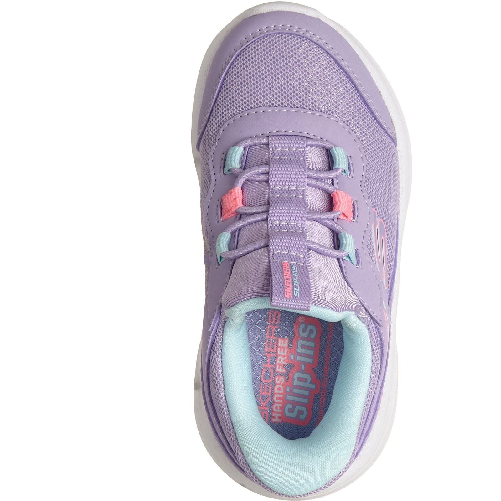 Skechers Bounder Pro Step One Girl's Lavender Trainers