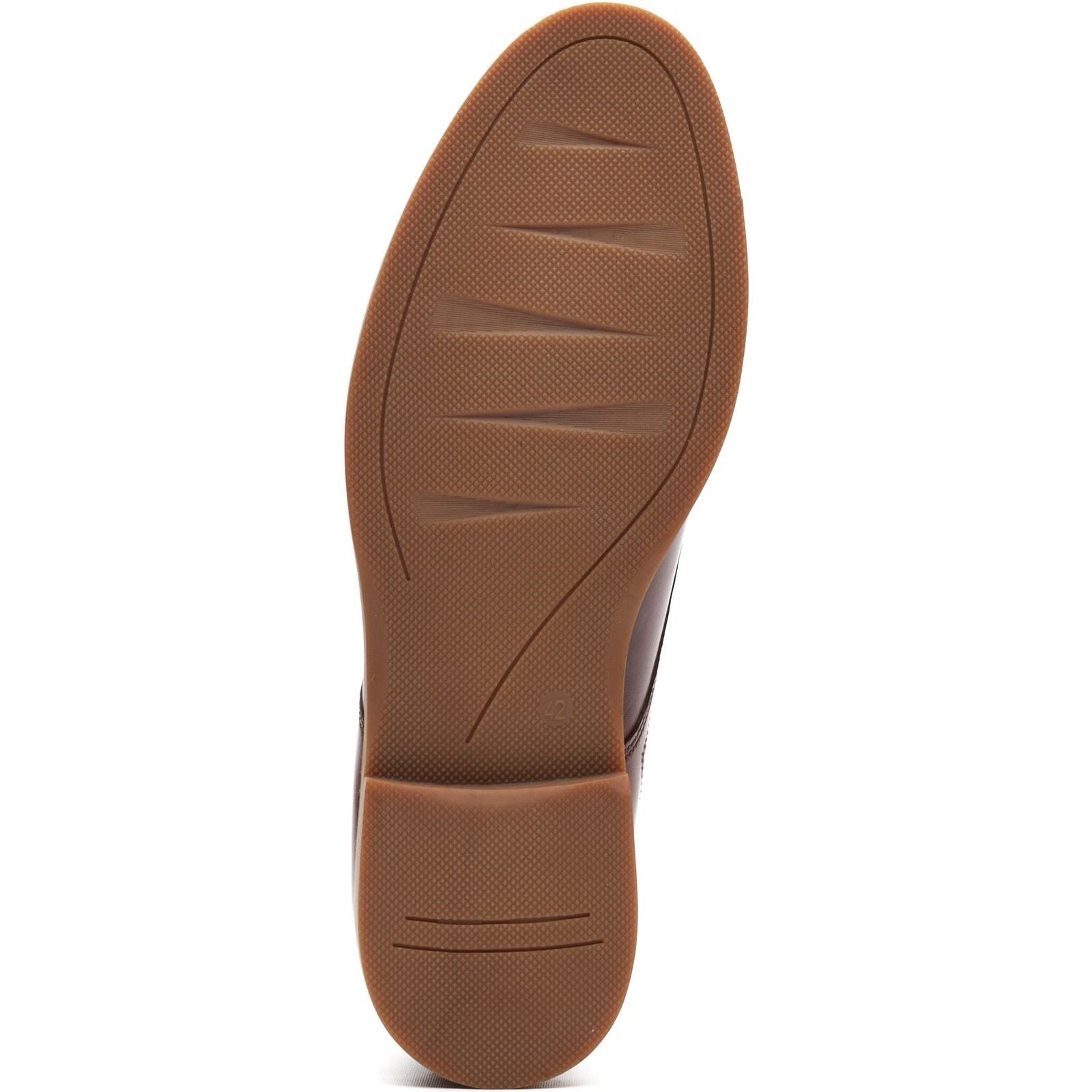 Base London Strand Lace Up Leather Men's Burnt Tan Lace-Up Shoes