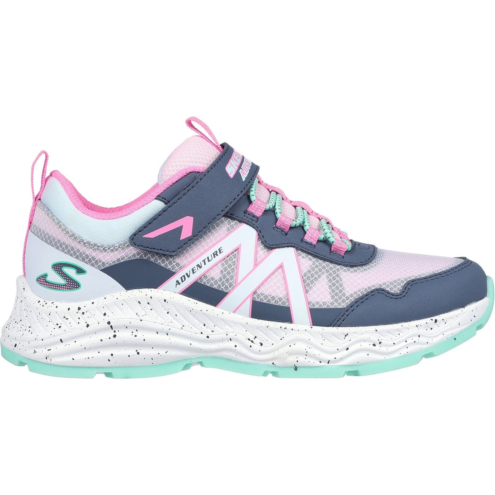 Skechers Adventure Blitz Explorer Time Girl's Charcoal/Multi Trainers
