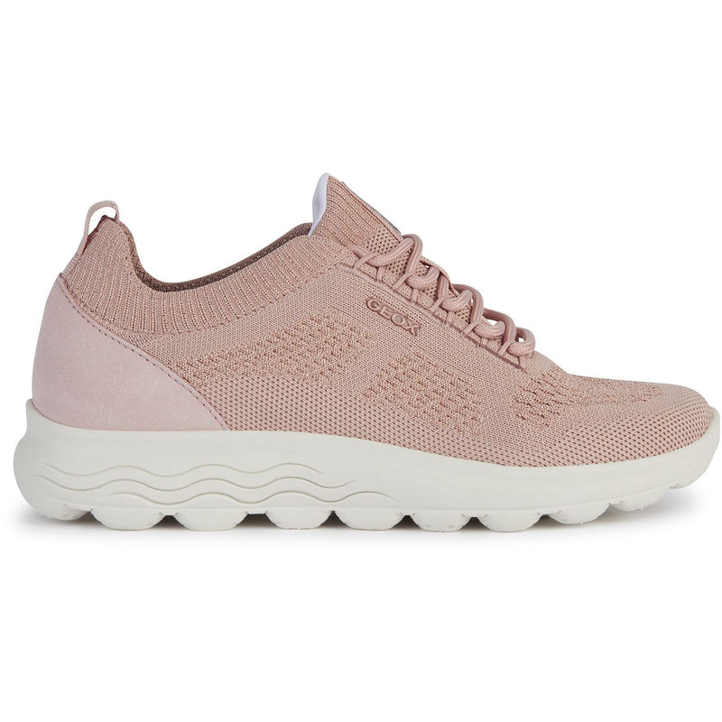 Geox D Spherica A Leather Women's Light Rose Sneakers
