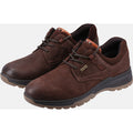 Hush Puppies Pele Leather Men's Brown Nubuck Lace-Up Shoes