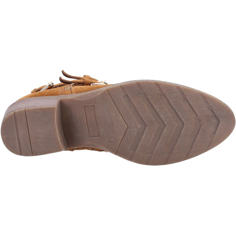 Hush Puppies Jenna Leather Women's Tan Boots