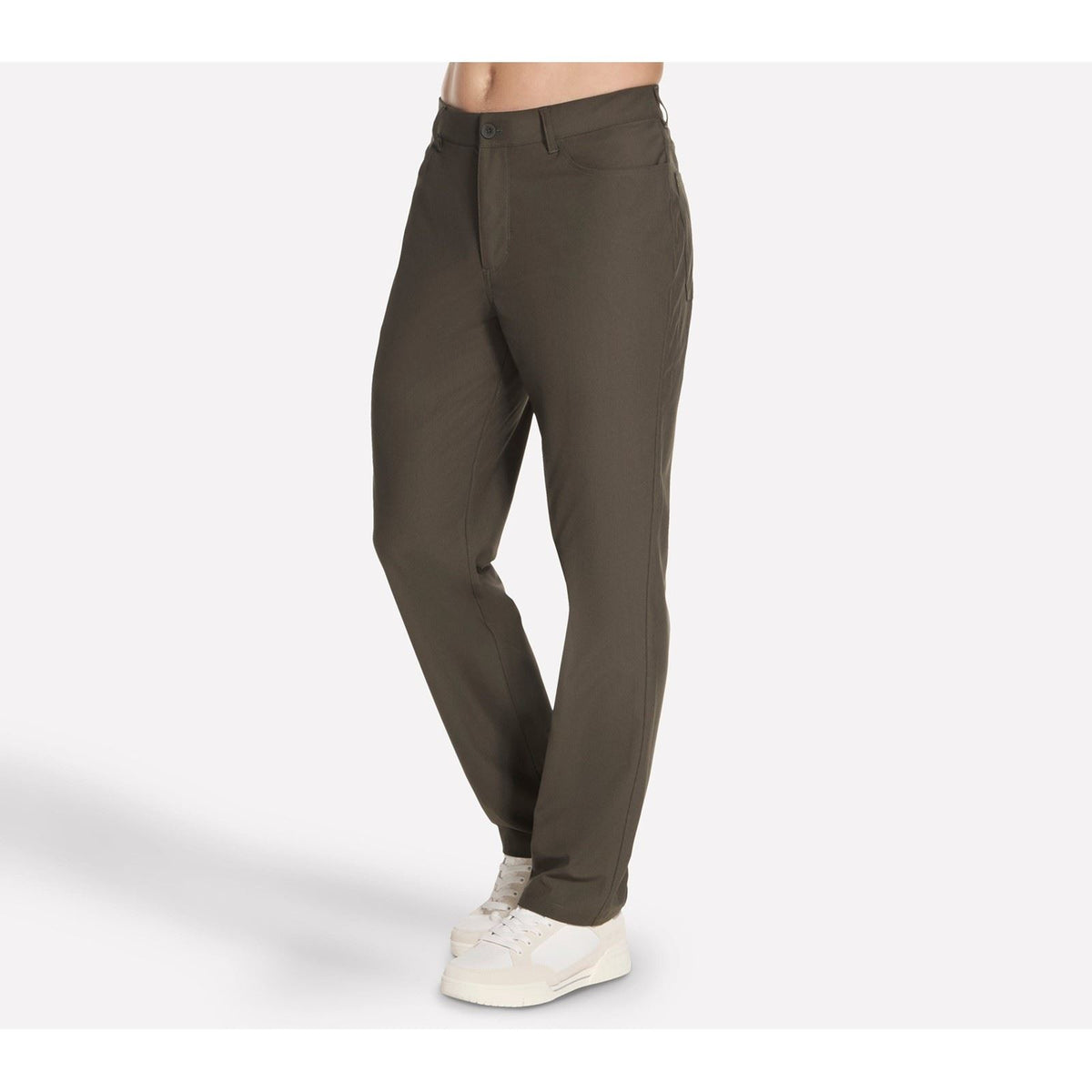 Skechers Premium 5 Pocket Pant Polyester Men's Olive Chino Pants