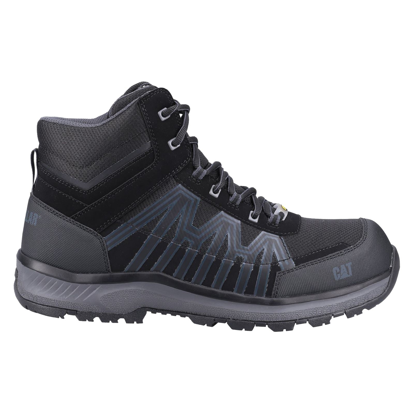 Caterpillar Charge PU/Mesh/Synthetic Black Hiking Boots