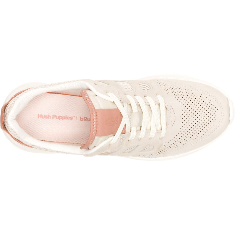 Hush Puppies Seventy8 Runner Suede Women's Stone Sneakers