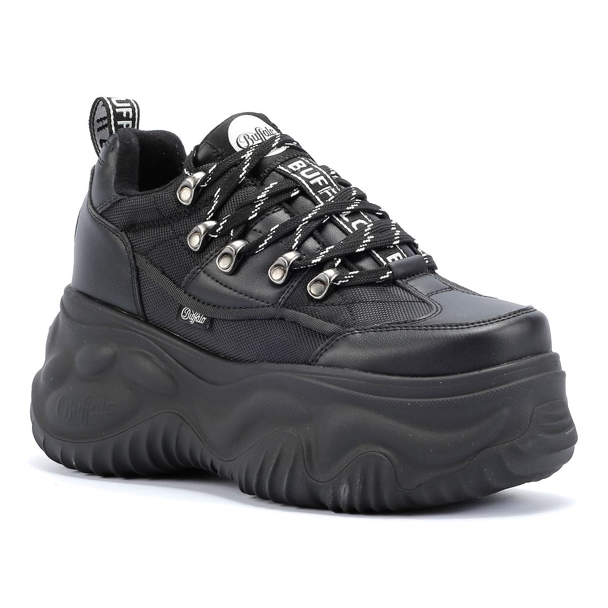 Buffalo Blade Hike Lo Women's Black Sneakers