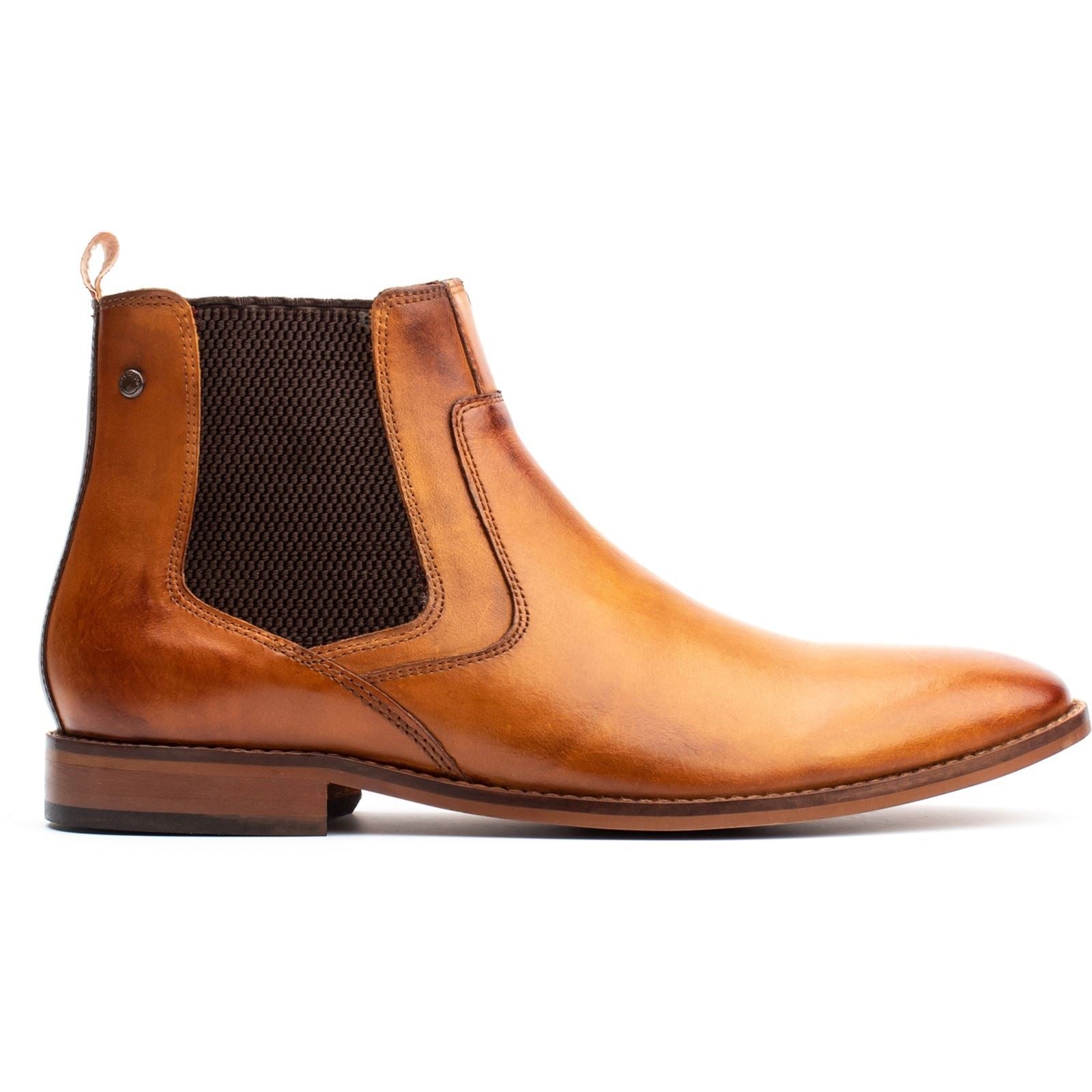 Base London Scout Leather Men's Tan Boots