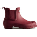 Hunter Original Chelsea Boot Rubber Women's Merlot Wellington Boots