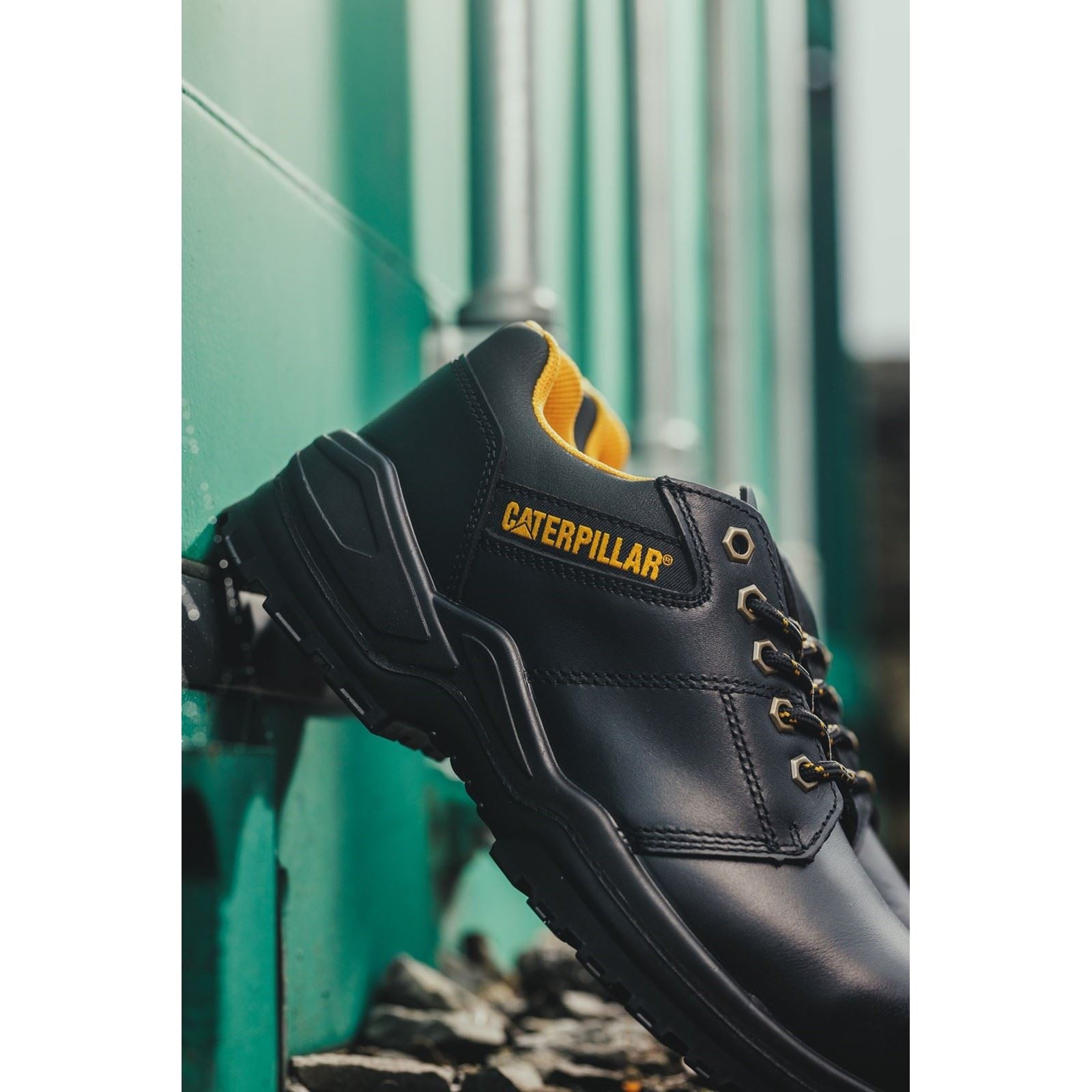Caterpillar Striver Low S3 Leather Black Safety Shoes
