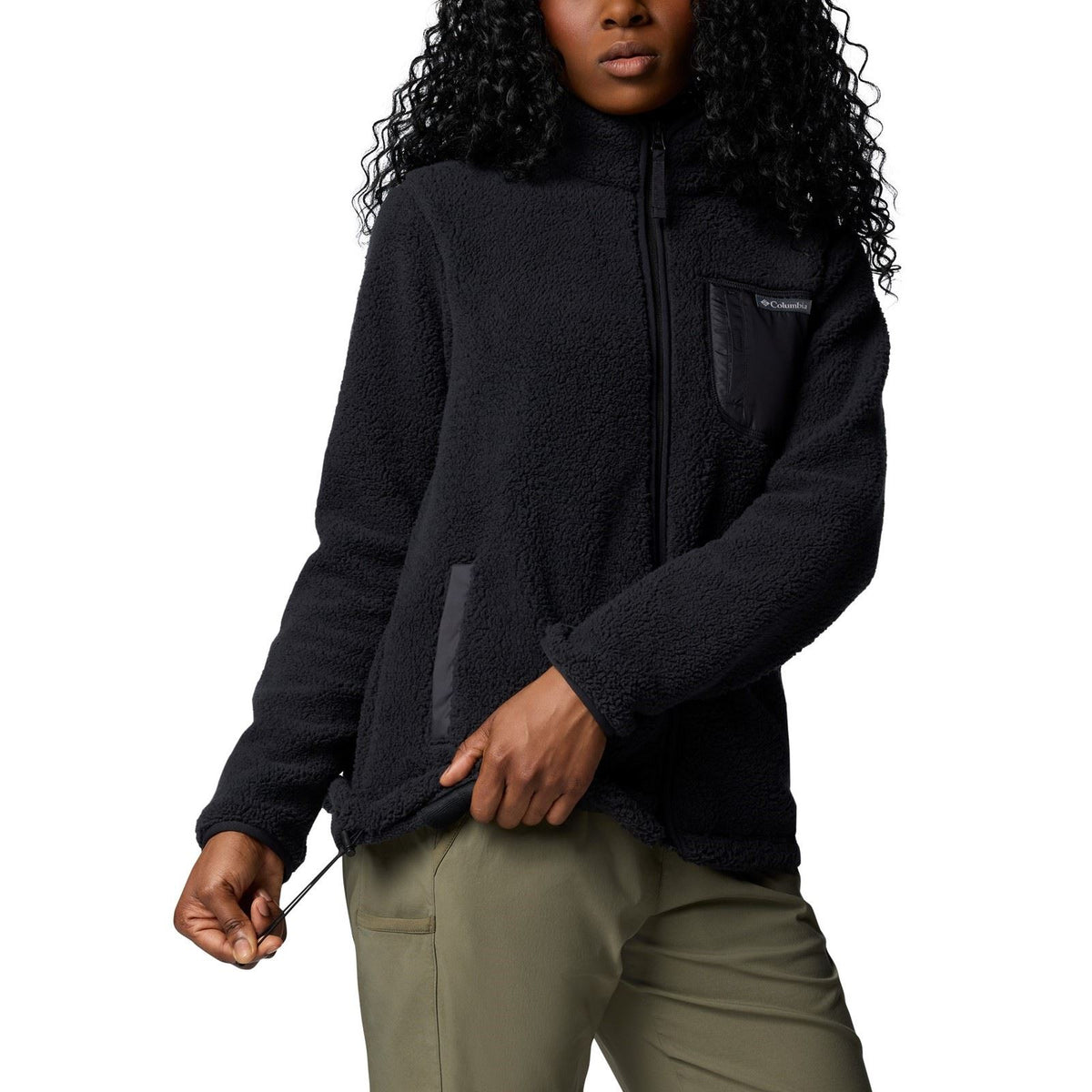 Columbia West Bend Full Zip Women's Black Fleece Jackets