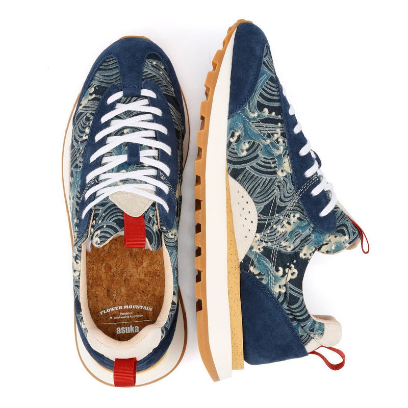 Flower Mountain New Asuka Blue Sneakers