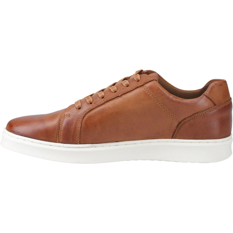 Hush Puppies Madden Leather Men's Tan Sneakers