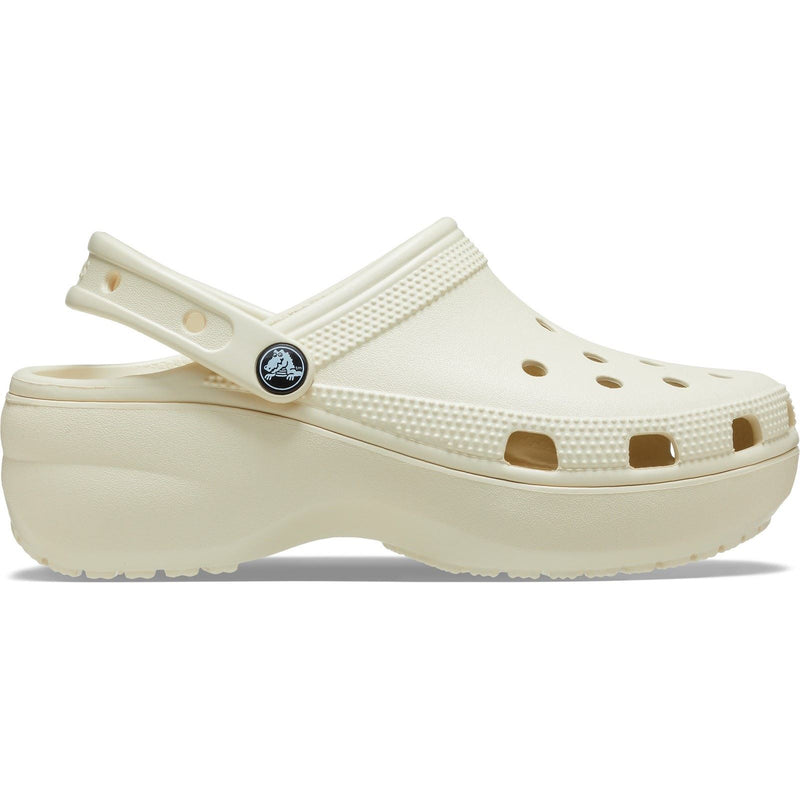 Crocs Classic Platform Synthetic Women's Bone Clogs