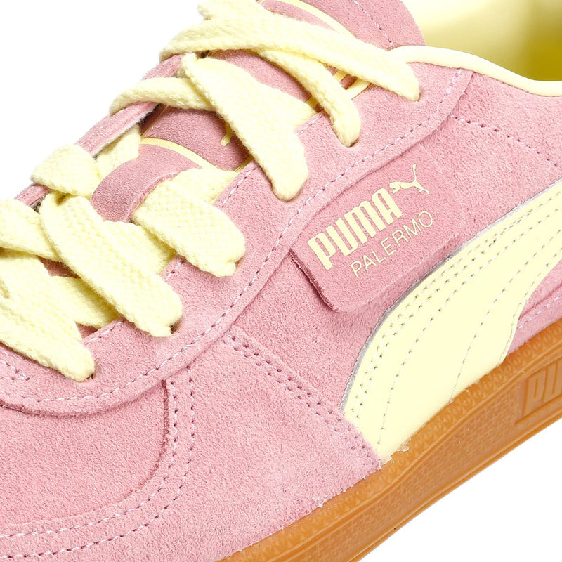 Puma Palermo Suede Pink/Green Sneakers